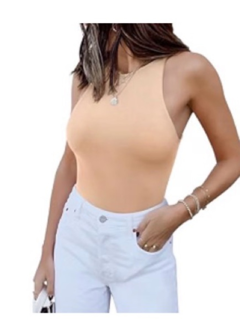 ReoRia Tan Bodysuit